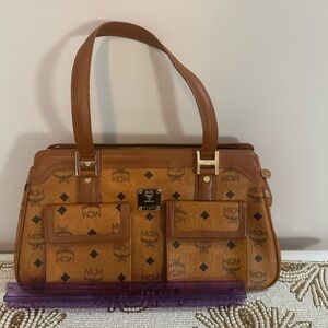 MCM Brown Logo Women's Bag